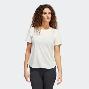 adidas Go To 2.0 T-Shirt Womens - Wonder White / White