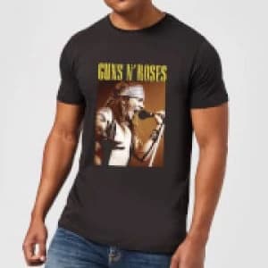 Guns N Roses Axel Live Mens T-Shirt - Black