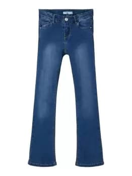 NAME IT Stretchy Boot-cut Jeans Women Blue