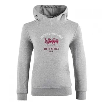 Canterbury British and Irish Lions Graphic Hoodie Junior - Grey/Red
