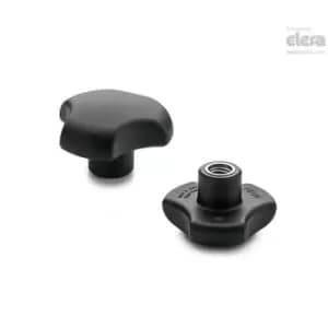 ELESA Solid knob-VTT.25-SST-M6