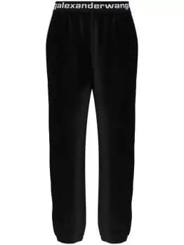 ALEXANDER WANG WOMEN Stretch Corduroy Sweat Pants Black