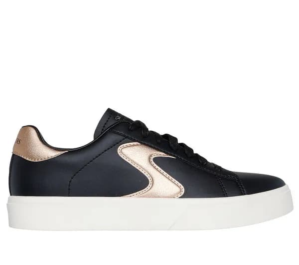 Skechers Womens Eden LX - Beaming Glory Trainers UK Size 8 (EU 41) White Black SKE2344-WBK-8