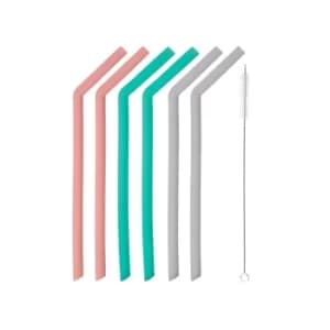 Typhoon Pure 6 Piece Bent Silicone Straws