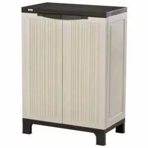 Alfresco Double Door Garden Cabinet, Beige