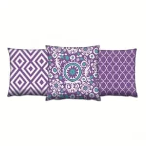AC-4700-4247-4223 Multicolor Cushion Set (3 Pieces)