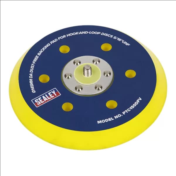 Sealey PTC150DFV DA Dust-Free Backing Pad for Hook & Loop Discs Ø145mm 5/16UNF