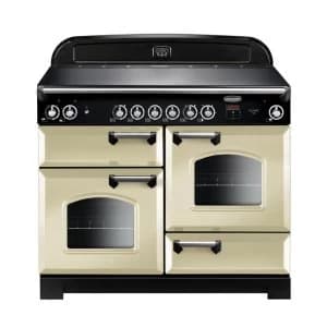 Rangemaster CLA110ECCRC 117520 110cm CLASSIC Ceramic Range Cooker CreamChrome