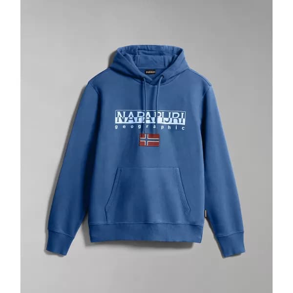 Ayas Cotton Mix Hoodie with Large Logo Print