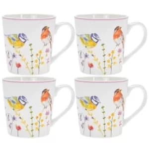 Garden Birds Mug Set of 4