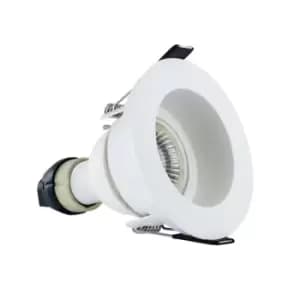 Integral EvoFire Fire Rated Recessed Low Profile Fixed Downlight - Matt White