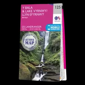 Map of Bala & Lake Vyrnwy