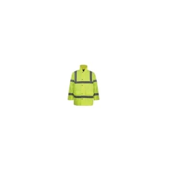 Hi-vis Waterproof Coat CL3 (EN20471) Orange - 2XL - Sitesafe