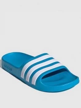 Adidas ChildrenS Adilette Aqua Sliders - Blue