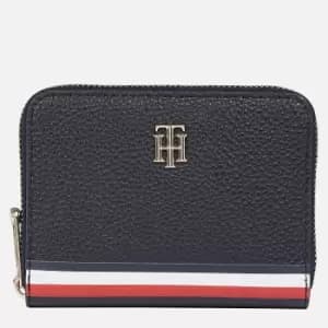 Tommy Hilfiger Womens Th Element Med Zip Around Wallet Corp - Navy Corporate
