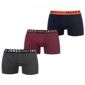 Jack and Jones Lichfield Three Pack Boxers - Multi