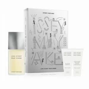 Issey Miyake LEau DIssey Pour Homme Gift Set 125ml Eau de Toilette + 50ml Aftershave Balm + 50ml Shower Gel