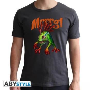 World Of Warcraft - Murloc - Mens Large T-Shirt - Grey