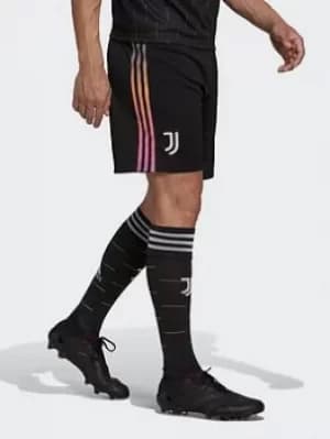 adidas Juventus 21/22 Away Shorts, Black, Size L, Men