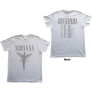 Nirvana - In Utero Tour Unisex Large T-Shirt - White