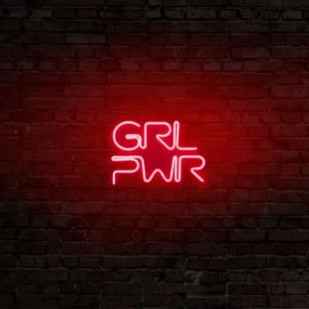 Girl Power - Red Red Wall Lamp