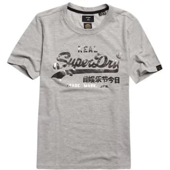 Superdry Sparkle T Shirt - Grey Marl 07Q