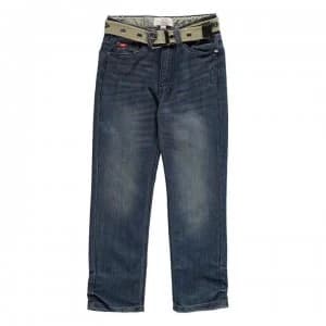 Lee Cooper Belted Jean Junior - Mid Wash