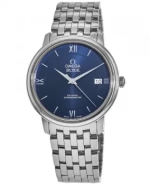 Omega De Ville Prestige Co-Axial 36.8mm Automatic Blue Dial Steel Womens Watch 424.10.37.20.03.001 424.10.37.20.03.001