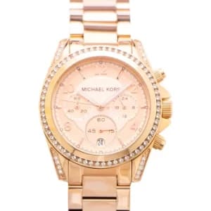 Blair Chronograph Rose Dial Ladies Watch 39 mm