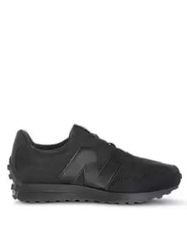 New Balance Childrens 327, Black, Size 10 Younger