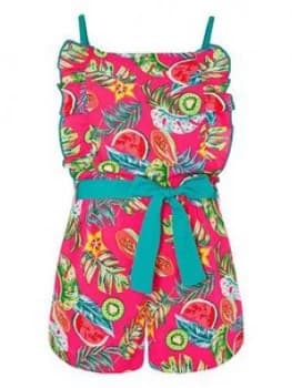 Monsoon Inna Playsuit - Pink