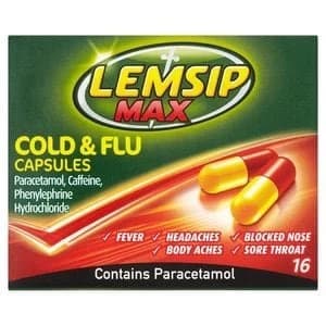 Lemsip Max Strength Capsules 16s