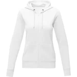 Elevate Womens/Ladies Theron Hoodie (3XL) (White)