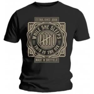 While She Sleeps This Is The Six Mens T Shirt: X Large