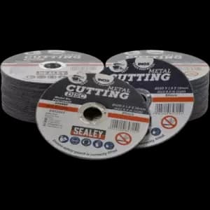 Sealey Metal Cutting Disc 100mm 1.6mm Pack of 50