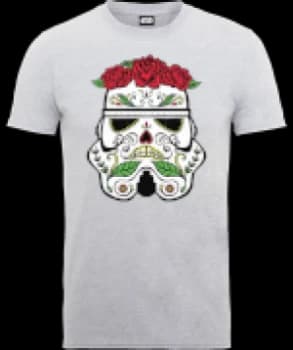 Star Wars Day Of The Dead Stormtrooper T-Shirt - Grey - L