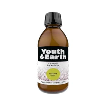Youth & Earth Liposomal L-Carnitine 650mg Passion Fruit Flavour 250ml