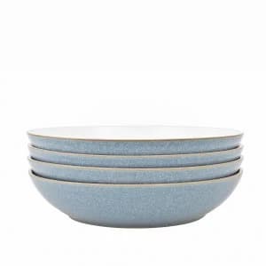 Denby Elements Blue 4 Piece Pasta Bowl Set