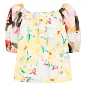 French Connection French Connection Isadora Top Womens - Yellow
