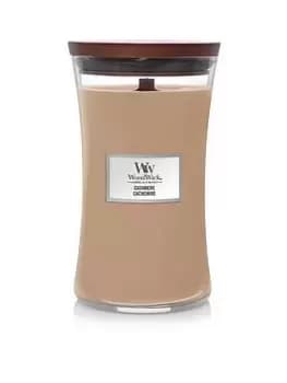 Woodwick Hourglass Candle Jar - Cashmere