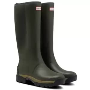 Hunter Womens Field Balmoral Hybrid Tall Boots Dark Olive 7 (EU40)