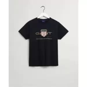 Gant Archive T Shirt - Black