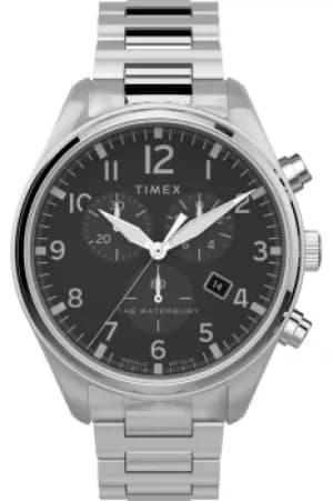 Waterbury Traditional Chronograph 42Mm Stainless Steel Bracelet Watch