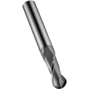 S501 1.50MM Carbide 2 Flute Ball Nosed Short Series Slot Drill - X-Ceed Coated