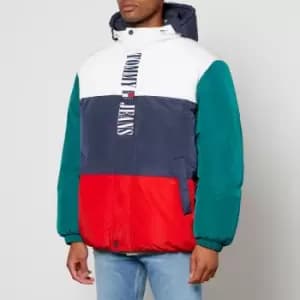 Tommy Jeans Archive Colour Block Shell Puffer Jacket