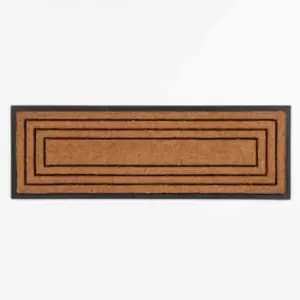 Chadderton 40x120cm Border Natural Rubber & Coir Brush Mat