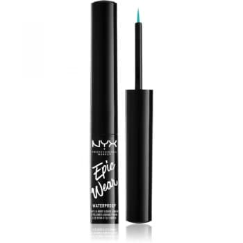 NYX Professional Makeup Epic Wear Metallic Liquid Liner Long-Lasting Gel Eyeliner Shade 06 - Teal Metal 3,5ml