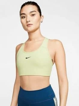 Nike Meidum Supoort Classic Padded Sports Bra - Limelight