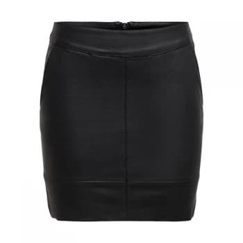Only PU Skirt Ladies - Black