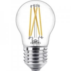 Philips Lighting LED (monochrome) EEC A++ (A++ - E) E27 Droplet 4.5 W = 40 W Warm white (Ø x L) 4.5cm x 8cm dimmable
